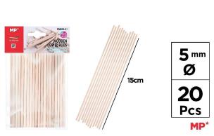 Opakowanie Patyczki drewniane 5mm 20szt