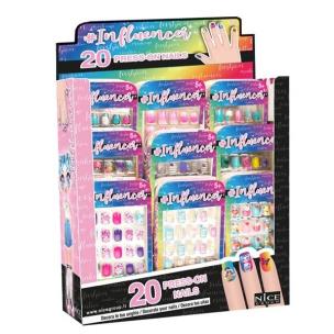 Opakowanie Paznokcie samoprzylepne błyszczące mix