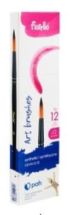 Pędzle artystyczne GR-PA12-00 (12szt) FIORELLO. Wydawca: Fiorello. Multiszop.pl Opakowanie Pędzle artystyczne GR-PA12-00 (12szt) FIORELLO