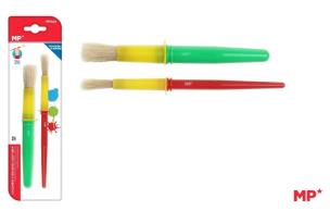 Opakowanie Pędzle dla dzieci z uchwytem Easy grip 2szt