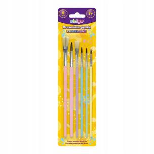 Opakowanie Pędzle drewniane 6 sztuk STRIGO