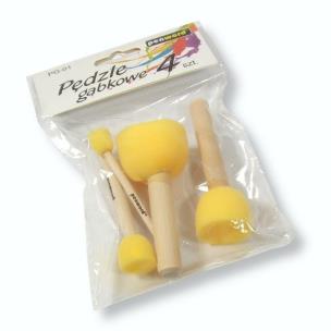 Opakowanie Pędzle gąbkowe 4szt