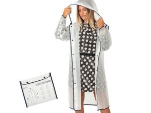 Peleryna przeciwdeszczowa transparentna M. Wydawca: Perletti. Multiszop.pl Opakowanie Peleryna przeciwdeszczowa transparentna M