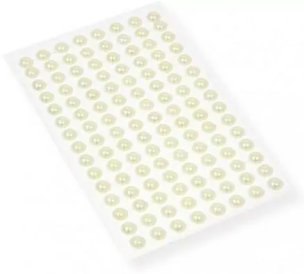 Opakowanie Perełki samoprzylepne białe 8mm