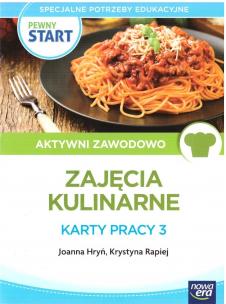 Okładka książki Pewny start. Zajęcia kulinarne. Karty pracy 3