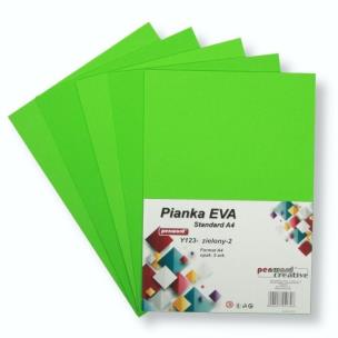 Opakowanie Pianka standard A4 Eva zielona 5szt