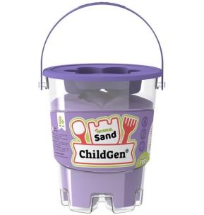 Opakowanie Piasek kinetyczny z foremką naturalny fioletowy