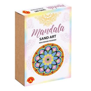 Piaskowe Malowanki Mandala 1. Wydawca: ALEXANDER GRY. Multiszop.pl Opakowanie Piaskowe Malowanki Mandala 1