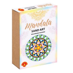 Piaskowe Malowanki Mandala 2. Wydawca: ALEXANDER GRY. Multiszop.pl Opakowanie Piaskowe Malowanki Mandala 2