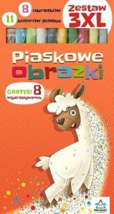Piaskowe obrazki. Zestaw 3XL. Autor:   Praca zbiorowa. Multiszop.pl Okładka książki Piaskowe obrazki. Zestaw 3XL