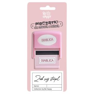 Pieczątka z napisem - Diablica. Wydawca: Be-Happy Gifts. Multiszop.pl Opakowanie Pieczątka z napisem - Diablica