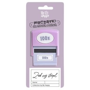 Pieczątka z napisem - Pieczątka 100%. Wydawca: Be-Happy Gifts. Multiszop.pl Opakowanie Pieczątka z napisem - Pieczątka 100%