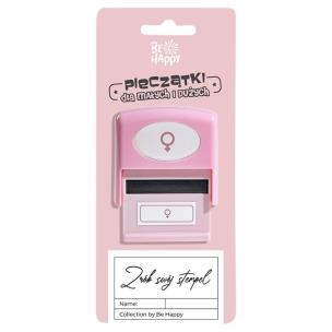 Pieczątka z napisem - Znak żeński. Wydawca: Be-Happy Gifts. Multiszop.pl Opakowanie Pieczątka z napisem - Znak żeński