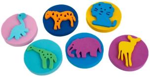 Opakowanie Pieczątki Token zwierzęta 6szt