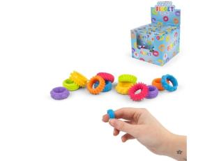 Pierścienie antystresowe sensoryczne. Wydawca: One for Fun. Multiszop.pl Opakowanie Pierścienie antystresowe sensoryczne