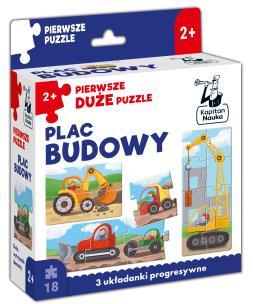 Opakowanie Pierwsze duże Puzzle Plac budowy Kapitan Nauka