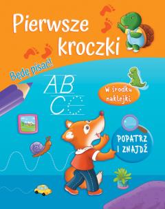 Okładka książki Pierwsze kroczki. Będę pisać!
