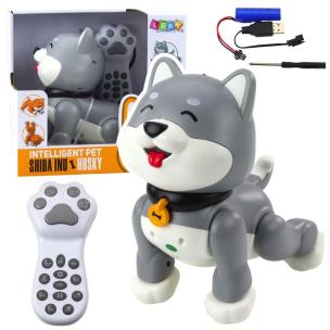 Pies Husky interaktywny robot zdalnie sterowany. Wydawca: Leantoys. Multiszop.pl Opakowanie Pies Husky interaktywny robot zdalnie sterowany