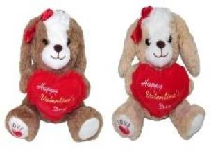 Opakowanie Pies z sercem 30cm MIX