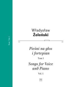 Okładka książki Pieśni na głos i fortepian T.1
