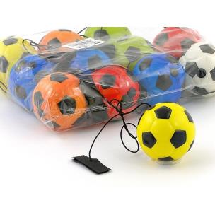 Opakowanie Piłeczka piankowa na gumce z rzepem 6cm MIX