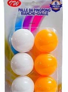 Opakowanie Piłeczki do ping-ponga 6szt