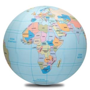 Opakowanie Piłka balonowa globus państwa świata pl