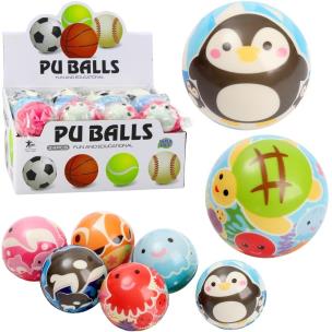 Opakowanie Piłka miękka piankowa zwierzęta MIX