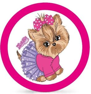 Opakowanie Piłka PVC Natalia 230mm - Piesek