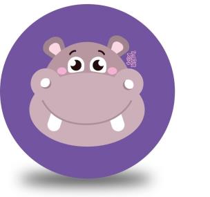 Opakowanie Piłka PVC Sportox Kids 230mm - Hipopotam