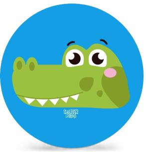 Opakowanie Piłka PVC Sportox Kids 230mm - Krokodyl