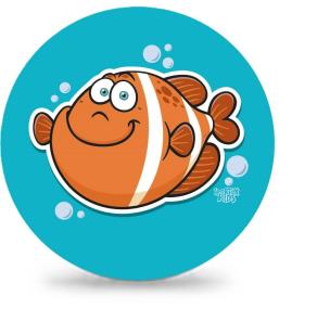 Opakowanie Piłka PVC Sportox Kids 230mm - Rybka