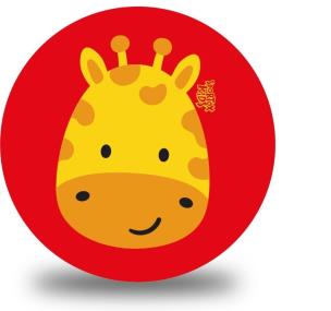 Opakowanie Piłka PVC Sportox Kids 230mm - Żyrafa