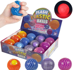 Opakowanie Piłka wzorki świecąca MIX