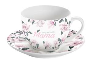 Opakowanie Pink Filiżanka ze spodkiem dla Mamy