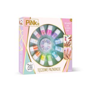 Opakowanie Pink it Tęczowe paznokcie