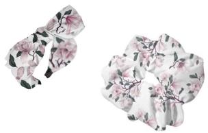 Opakowanie Pink Opaska i gumka do włosów dla Mamy