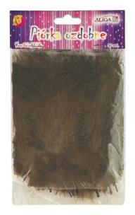 Opakowanie Piórka brązowe 10-12cm 50szt