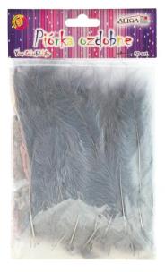 Opakowanie Piórka szare 10-12cm 50szt