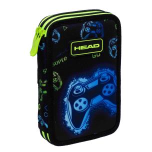 Opakowanie Piórnik 2-komorowy bez wyposażenia Head go Playing Neon AC2