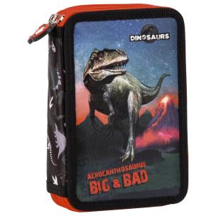 Opakowanie Piórnik 2-komorowy z wyposażeniem Dinozaur 17