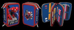 Opakowanie Piórnik 2-komorowy z wyposażeniem Spiderman SP50052