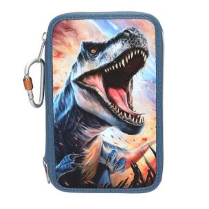 Opakowanie Piórnik 3-komorowy z wyposażeniem Dino World 13982A