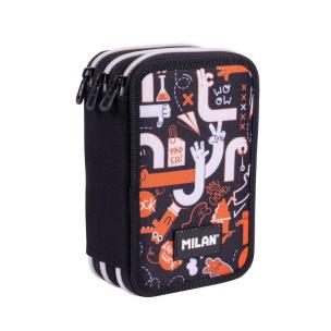 Opakowanie Piórnik 3 poz z wyposażeniem Fingers MILAN