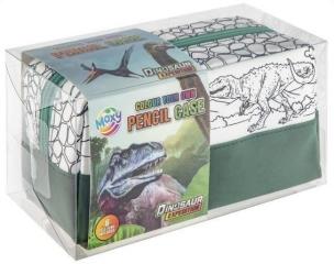 Piórnik do kolorowania Dino. Wydawca: Grafix. Multiszop.pl Opakowanie Piórnik do kolorowania Dino