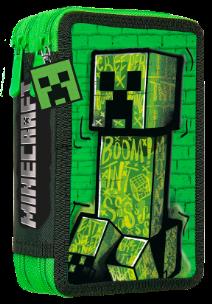Opakowanie Piórnik dwukomorowy z wyposażeniem Minecraft MC00054