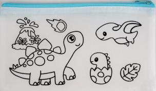 Opakowanie Piórnik etui Tinting dino