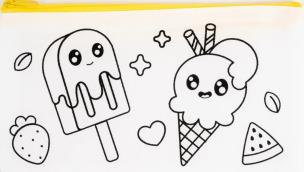 Opakowanie Piórnik etui Tinting lody