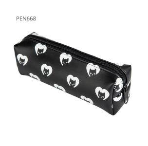 Opakowanie Piórnik jednokomorowy czarny kot