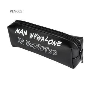 Opakowanie Piórnik jednokomorowy czarny - Mam wywalone na ...